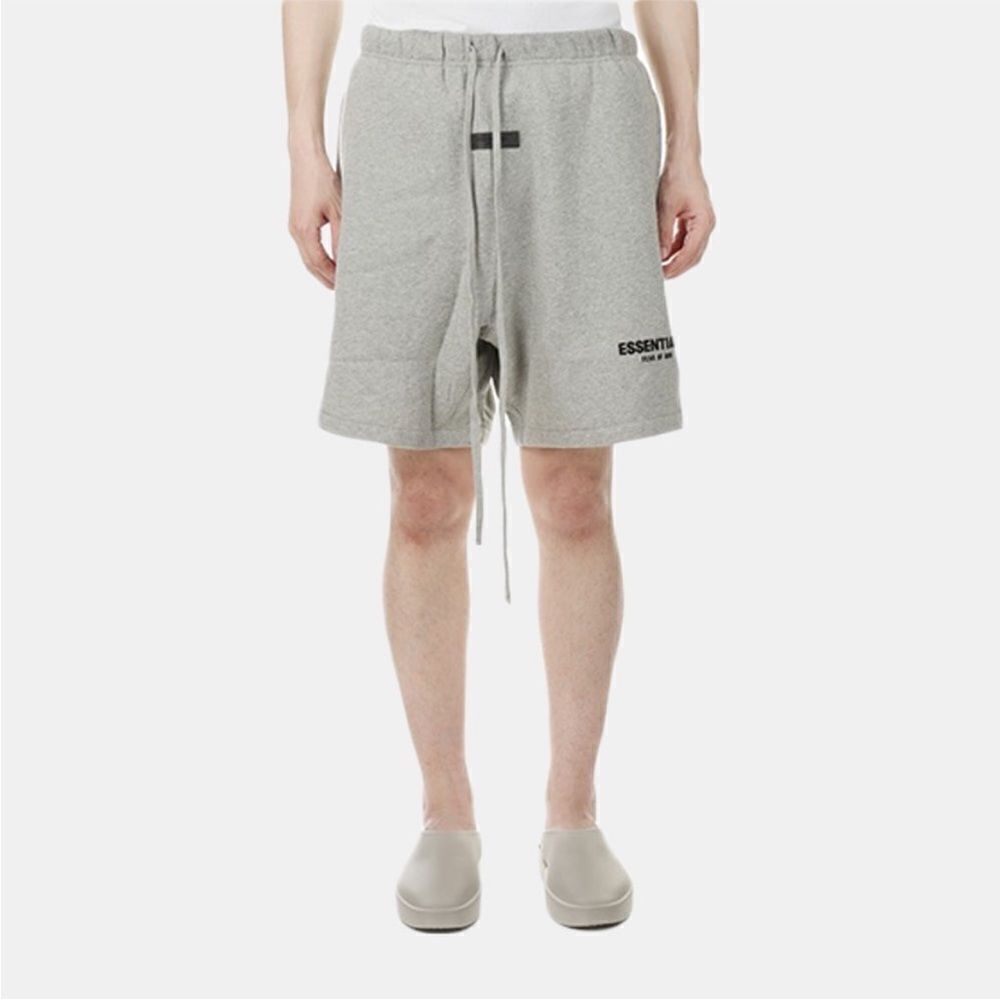 Fear of God Essentials Men’s Sweat Short 'Dark Heather Oatmeal